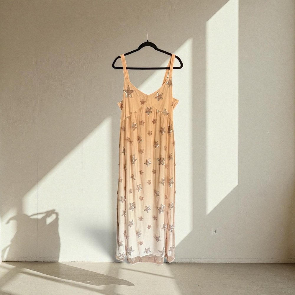 Saltwater LUXE Chloe Star Maxi Dress Pink